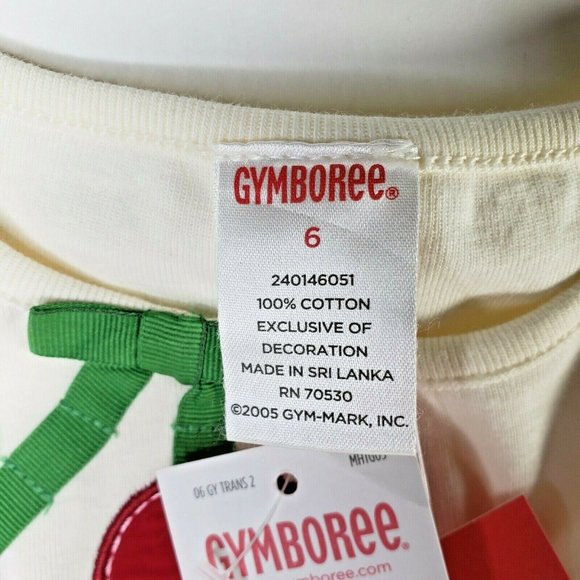 VIntage Gymboree Cherry Pie Tshirt Top Girls Size 6 NWT - Picture 4 of 5